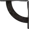 Ekena Millwork Bulwark Steel Bracket, Antiqued Silver 2"W x 10"D x 10"H BKTM02X10X10BUASV - alternate 7